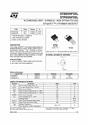 DataSheet STB85NF55L pdf